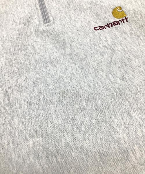 CarHartt（カーハート）CarHartt (カーハート) ハーフジップスウェット グレー サイズ:Mの古着・服飾アイテム