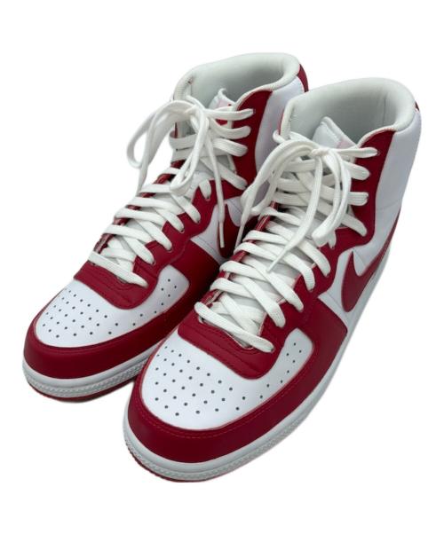 NIKE（ナイキ）NIKE (ナイキ) TERMINATOR HIGH/ハイカットスニーカー ホワイト×レッド サイズ:30cmの古着・服飾アイテム