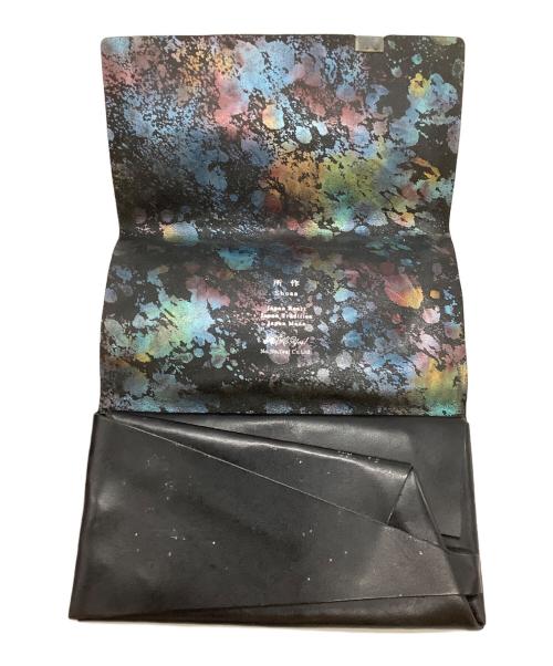 NO,NO,YES!（ノーノーイエス）No,No,Yes! (ノーノーイエス) 所作 Shosa ロングウォレット ブラック×シャボンの古着・服飾アイテム