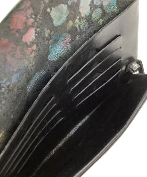 NO,NO,YES!（ノーノーイエス）No,No,Yes! (ノーノーイエス) 所作 Shosa ロングウォレット ブラック×シャボンの古着・服飾アイテム