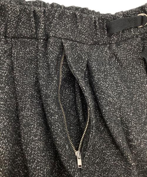 Dulcamara（ドゥルカマラ）Dulcamara (ドゥルカマラ) よそいきオーバータックPT ブラックの古着・服飾アイテム