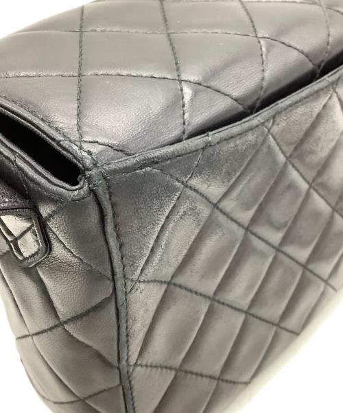 CHANEL（シャネル）CHANEL (シャネル) マトラッセ フラップショルダーバッグ ブラックの古着・服飾アイテム