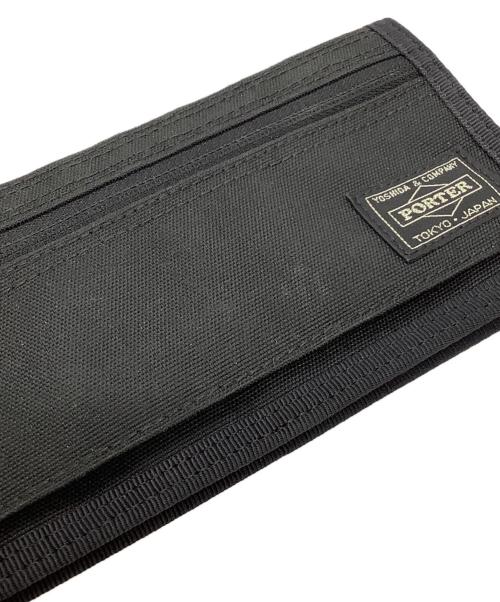 PORTER（ポーター）PORTER (ポーター) ハイブリッド ロングウォレット ブラックの古着・服飾アイテム