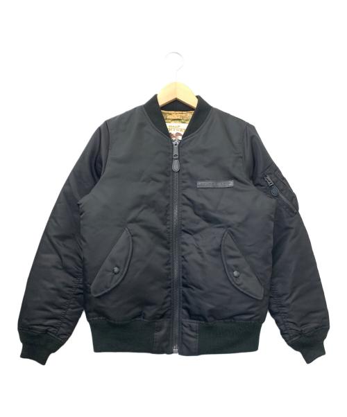 AVIREX（アヴィレックス）AVIREX (アヴィレックス) MA-1ジャケット ブラック サイズ:Mの古着・服飾アイテム