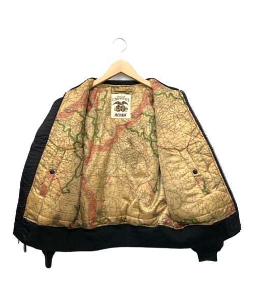 AVIREX（アヴィレックス）AVIREX (アヴィレックス) MA-1ジャケット ブラック サイズ:Mの古着・服飾アイテム