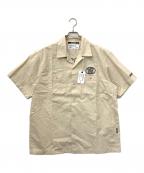 AVIREXアヴィレックス）の古着「ワークシャツ」｜ベージュ