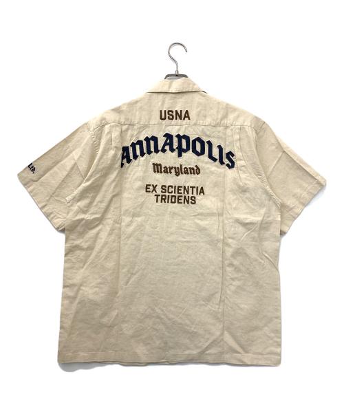 AVIREX（アヴィレックス）AVIREX (アヴィレックス) ワークシャツ ベージュ サイズ:XLの古着・服飾アイテム