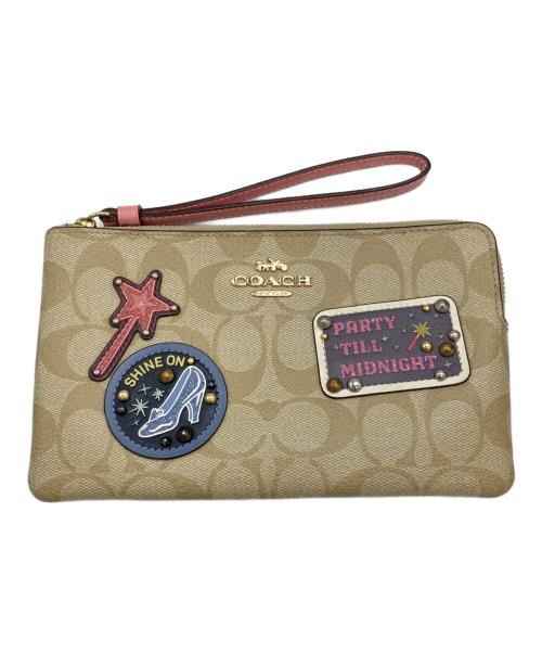 COACH（コーチ）COACH (コーチ) ポーチ ベージュの古着・服飾アイテム