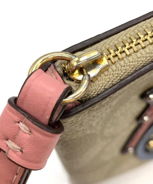 COACH（コーチ）COACH (コーチ) ポーチ ベージュの古着・服飾アイテム