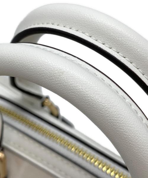 COACH（コーチ）COACH (コーチ) シグネチャー ミニバッグ ホワイトの古着・服飾アイテム