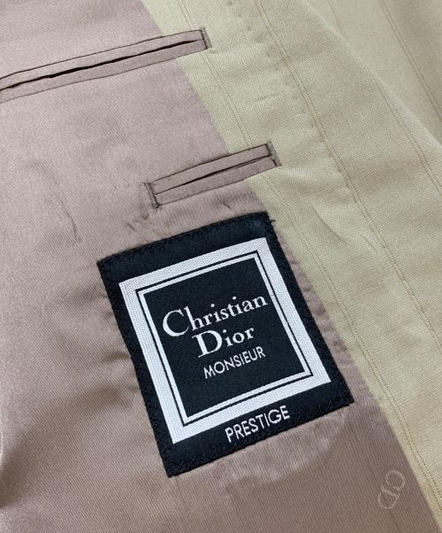 Christian Dior MONSIEUR（クリスチャンディオールムッシュ）Christian Dior MONSIEUR (クリスチャンディオールムッシュ) テーラードジャケット ベージュ サイズ:BE-5の古着・服飾アイテム