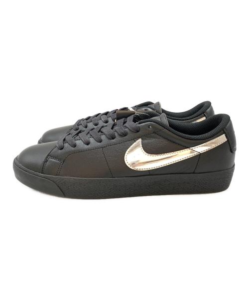 NIKE SB（ナイキエスビー）NIKE SB (ナイキエスビー) Zoom Blazer Low QS ブラック×メタリックシルバー サイズ:26.5cmの古着・服飾アイテム