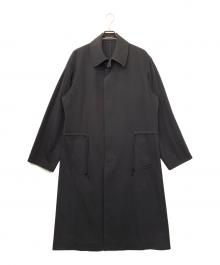 s'yte（サイト）の古着「ドローストリングコート」｜ブラック