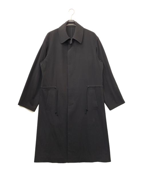 s'yte（サイト）s'yte (サイト) ドローストリングコート ブラック サイズ:3の古着・服飾アイテム