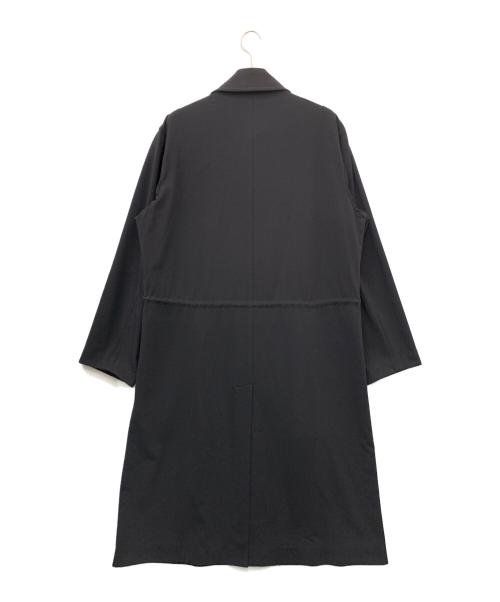 s'yte（サイト）s'yte (サイト) ドローストリングコート ブラック サイズ:3の古着・服飾アイテム