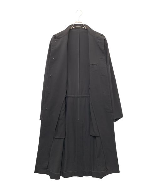 s'yte（サイト）s'yte (サイト) ドローストリングコート ブラック サイズ:3の古着・服飾アイテム