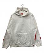 SUPREMEシュプリーム）の古着「Big Logo Hooded Sweatshirt」｜ホワイト