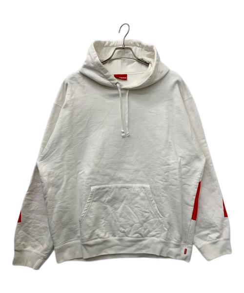 SUPREME（シュプリーム）Supreme (シュプリーム) Big Logo Hooded Sweatshirt ホワイト サイズ:Lの古着・服飾アイテム