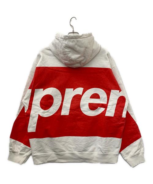SUPREME（シュプリーム）Supreme (シュプリーム) Big Logo Hooded Sweatshirt ホワイト サイズ:Lの古着・服飾アイテム