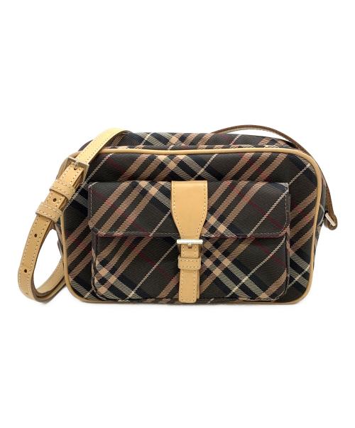 BURBERRY BLUE LABEL（バーバリーロンドンブルーレーベル）BURBERRY BLUE LABEL (バーバリーロンドンブルーレーベル) ショルダーバッグ ブラウンの古着・服飾アイテム