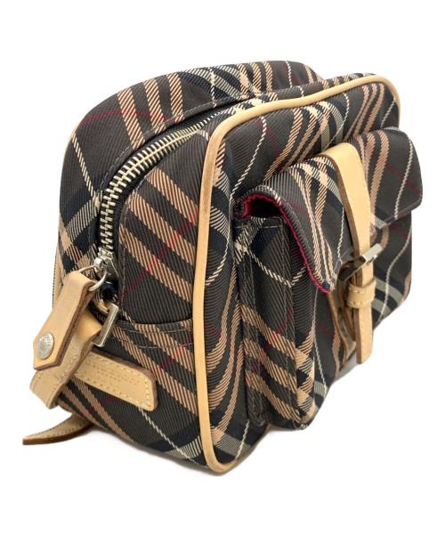 BURBERRY BLUE LABEL（バーバリーロンドンブルーレーベル）BURBERRY BLUE LABEL (バーバリーロンドンブルーレーベル) ショルダーバッグ ブラウンの古着・服飾アイテム