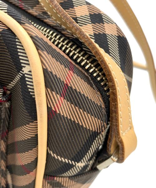 BURBERRY BLUE LABEL（バーバリーロンドンブルーレーベル）BURBERRY BLUE LABEL (バーバリーロンドンブルーレーベル) ショルダーバッグ ブラウンの古着・服飾アイテム