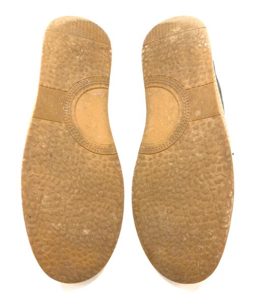 Whoop-de-doo（フープディドゥ）Whoop-de-doo (フープディドゥ) メッシュレザー革巻きスニーカー ブラック サイズ:44の古着・服飾アイテム