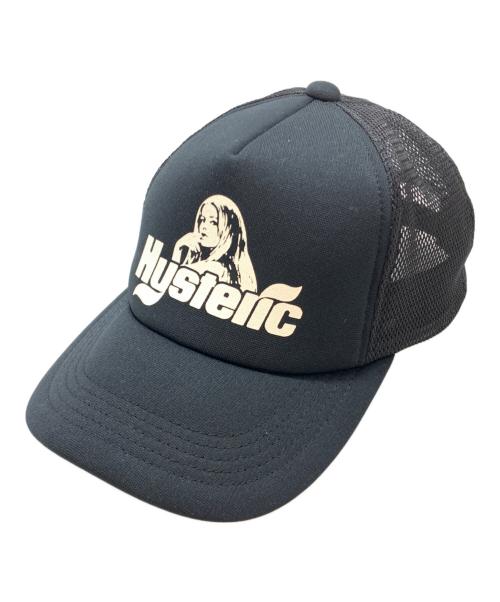 Hysteric Glamour（ヒステリックグラマー）Hysteric Glamour (ヒステリックグラマー) メッシュキャップ ブラック サイズ:FREEの古着・服飾アイテム