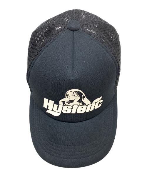 Hysteric Glamour（ヒステリックグラマー）Hysteric Glamour (ヒステリックグラマー) メッシュキャップ ブラック サイズ:FREEの古着・服飾アイテム