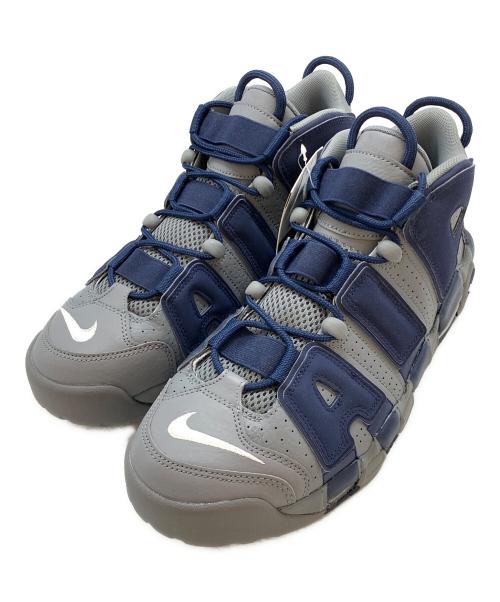 NIKE（ナイキ）NIKE (ナイキ) AIR MORE UP TEMPO グレー×ネイビー サイズ:29cmの古着・服飾アイテム