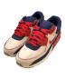 NIKE（ナイキ）の古着「AIR MAX 90 PREMIUM」｜ネイビー×レッド