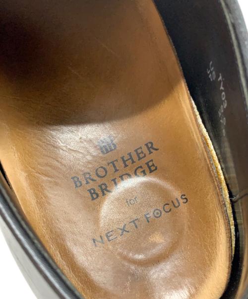brother bridge（ブラザーブリッジ）BROTHER BRIDGE (ブラザーブリッジ) ドレスシューズ ブラック サイズ:JP 27.5の古着・服飾アイテム