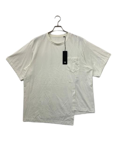 Y-3（ワイスリー）Y-3 (ワイスリー) PREM LOOSE SS TEE 半袖カットソー ベージュ サイズ:Lの古着・服飾アイテム