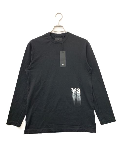 Y-3（ワイスリー）Y-3 (ワイスリー) GFX LS TEE 長袖カットソー ブラック サイズ:XSの古着・服飾アイテム