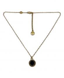 MARC JACOBS（マークジェイコブス）の古着「ロゴネックレス」｜ブラック×ゴールド