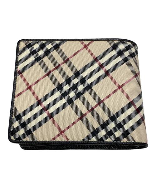 BURBERRY（バーバリー）BURBERRY (バーバリー) 2つ折り財布 ベージュの古着・服飾アイテム