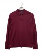 POLO RALPH LAURENポロ・ラルフローレン）の古着「長袖ポロシャツ」｜ボルドー