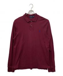 POLO RALPH LAUREN（ポロ・ラルフローレン）の古着「長袖ポロシャツ」｜ボルドー