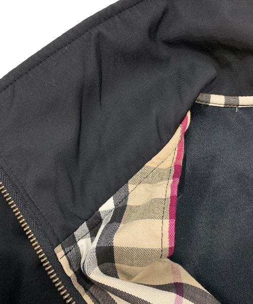 BURBERRY LONDON（バーバリーロンドン）BURBERRY LONDON (バーバリーロンドン) ジップアップジャケット ブラック サイズ:Mの古着・服飾アイテム