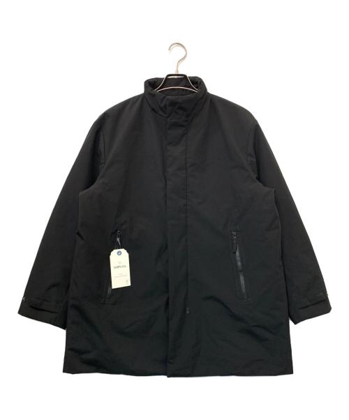 SHIPS any（シップスエニィ）SHIPS any (シップスエニィ) 多機能 スタンドカラー ダウン ミドル コート ブラック サイズ:Mの古着・服飾アイテム