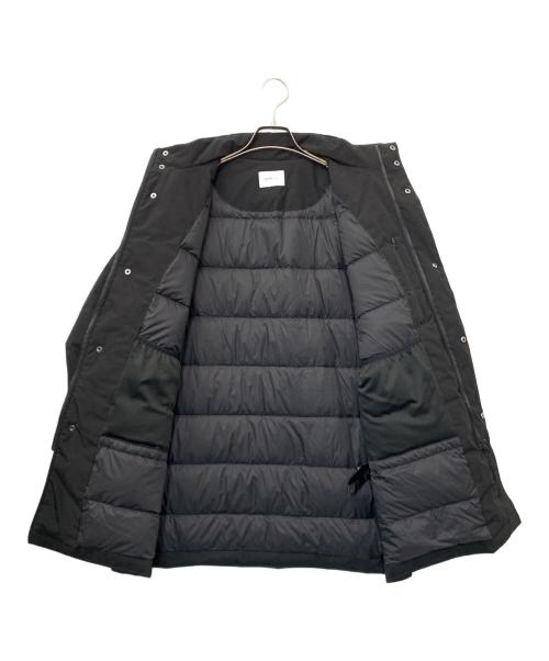 SHIPS any（シップスエニィ）SHIPS any (シップスエニィ) 多機能 スタンドカラー ダウン ミドル コート ブラック サイズ:Mの古着・服飾アイテム
