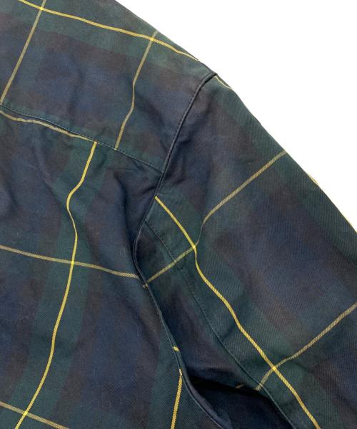 FRED PERRY（フレッドペリー）FRED PERRY (フレッドペリー) ハリントンジャケット グリーン×ネイビー サイズ:Mの古着・服飾アイテム