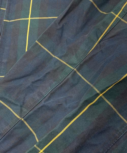 FRED PERRY（フレッドペリー）FRED PERRY (フレッドペリー) ハリントンジャケット グリーン×ネイビー サイズ:Mの古着・服飾アイテム