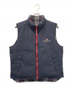 Burberry'sバーバリーズ）の古着「リバーシブルダウンベスト」｜グレー