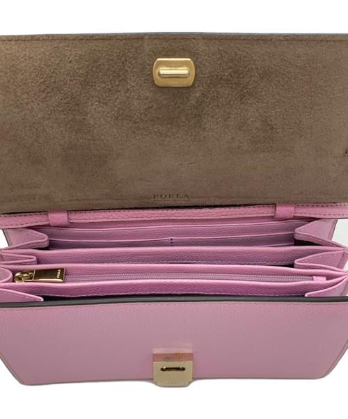 FURLA（フルラ）FURLA (フルラ) ライクミニ ショルダーウォレット パープルの古着・服飾アイテム