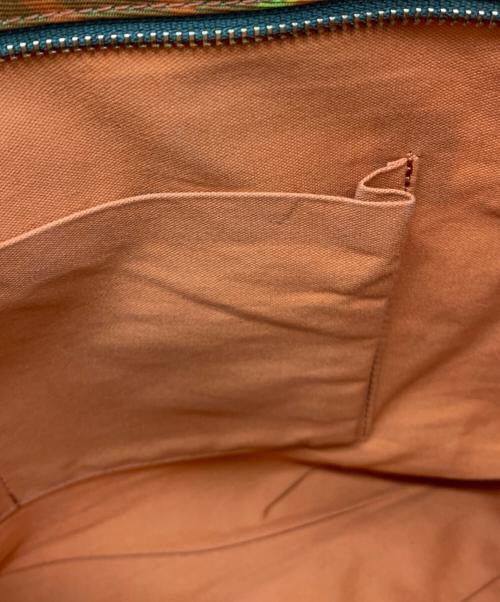 Vivienne Westwood（ヴィヴィアンウエストウッド）Vivienne Westwood (ヴィヴィアンウエストウッド) トートバッグ オレンジ×グリーンの古着・服飾アイテム