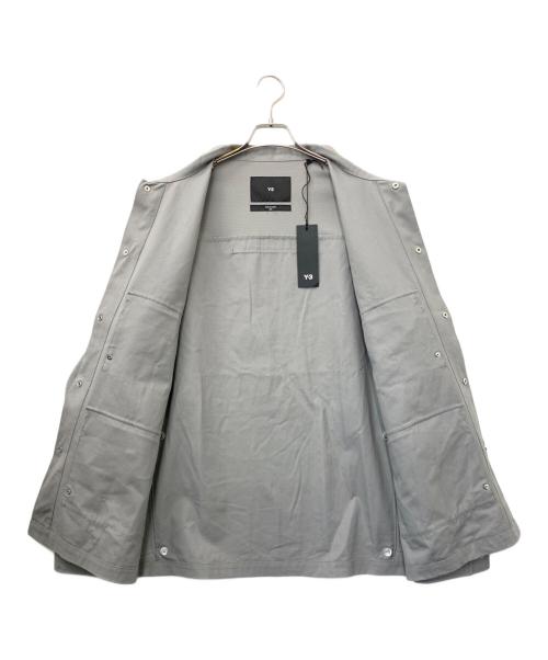 Y-3（ワイスリー）Y-3 (ワイスリー) オーバーサイズシャツ グレー サイズ:Mの古着・服飾アイテム