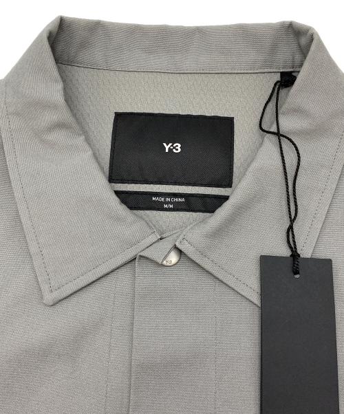 Y-3（ワイスリー）Y-3 (ワイスリー) オーバーサイズシャツ グレー サイズ:Mの古着・服飾アイテム