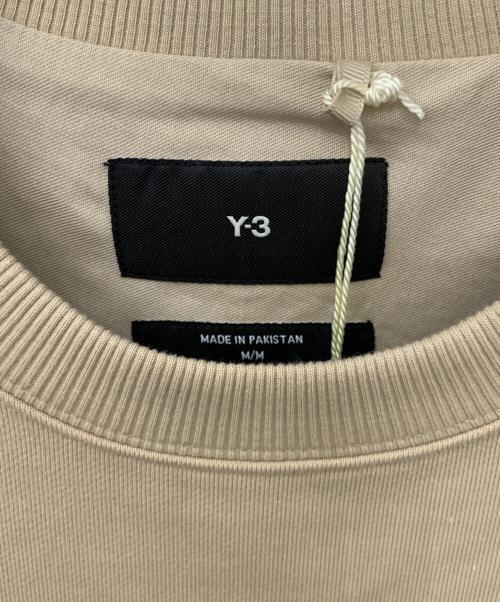 Y-3（ワイスリー）Y-3 (ワイスリー) ロゴスウェットシャツ ブラウン サイズ:Mの古着・服飾アイテム