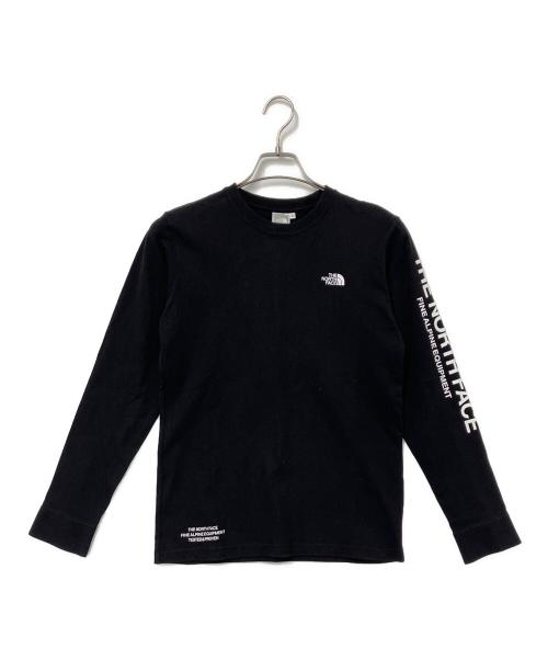 THE NORTH FACE（ザ ノース フェイス）THE NORTH FACE (ザ ノース フェイス) 長袖カットソー ブラック サイズ:Ｍの古着・服飾アイテム